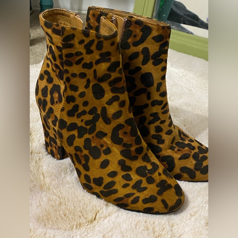 Cheetah Booties